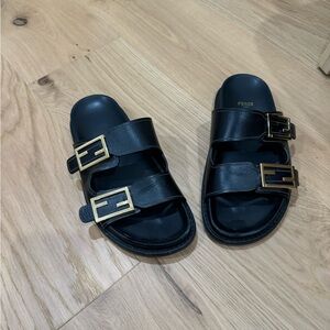 Fendi Slide Black 38.5